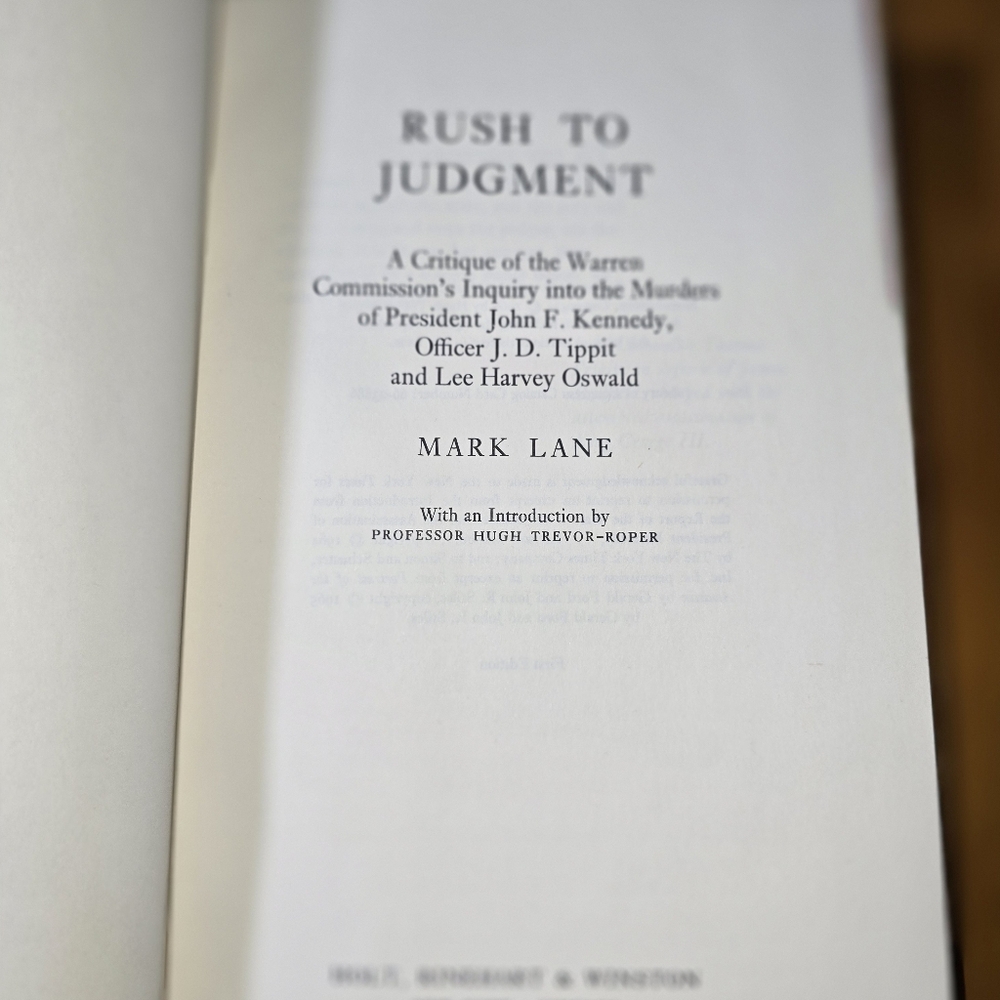 Rush to Judgment. First Edition - Picture 8 of 10